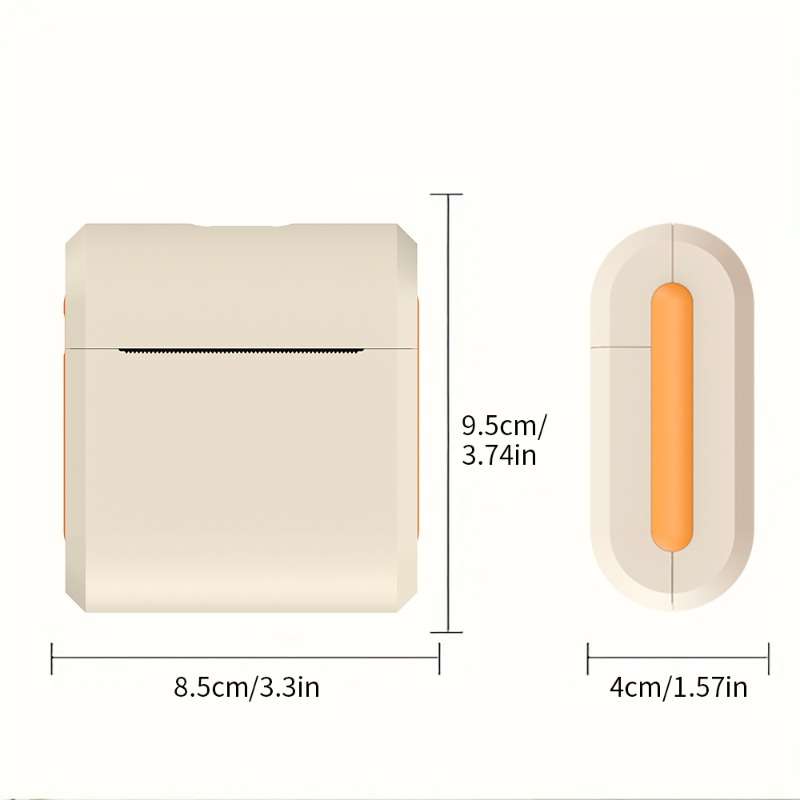 Printer Color Off White Machine Size 9.5X8.5Cm
