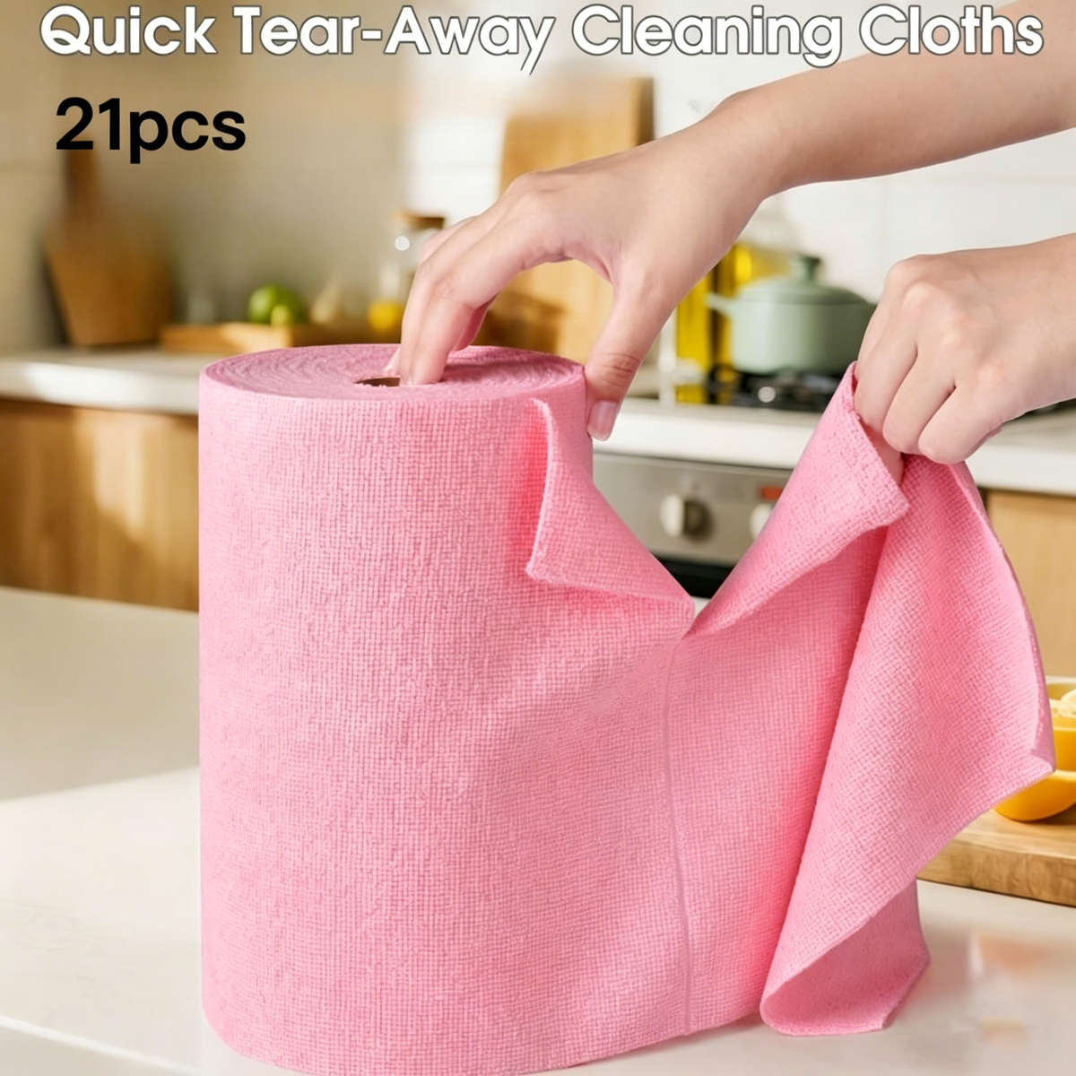 Rag Items 2 S Deep Pink  Towel Roll