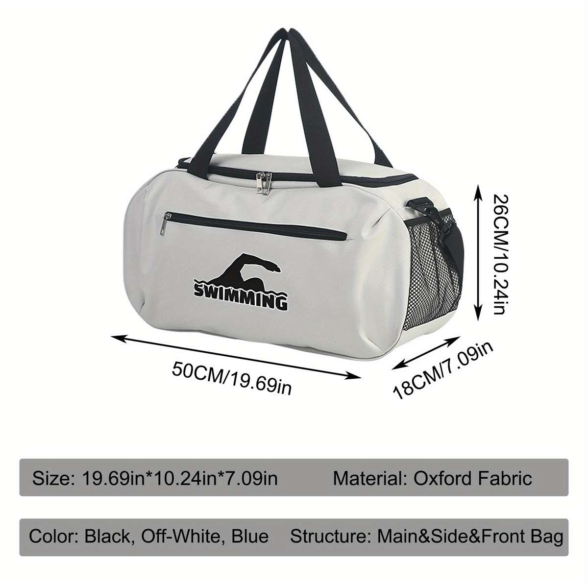 Sports And Fitness Bag White