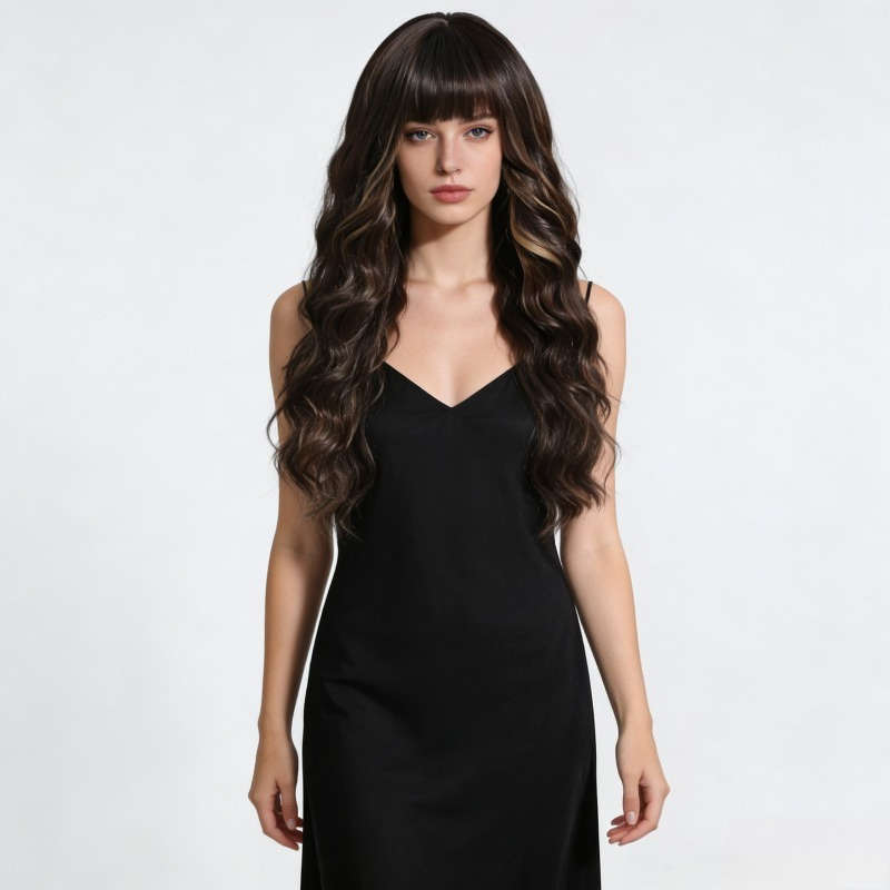 Women S Wigs Gradient Hair Length76.2Cm