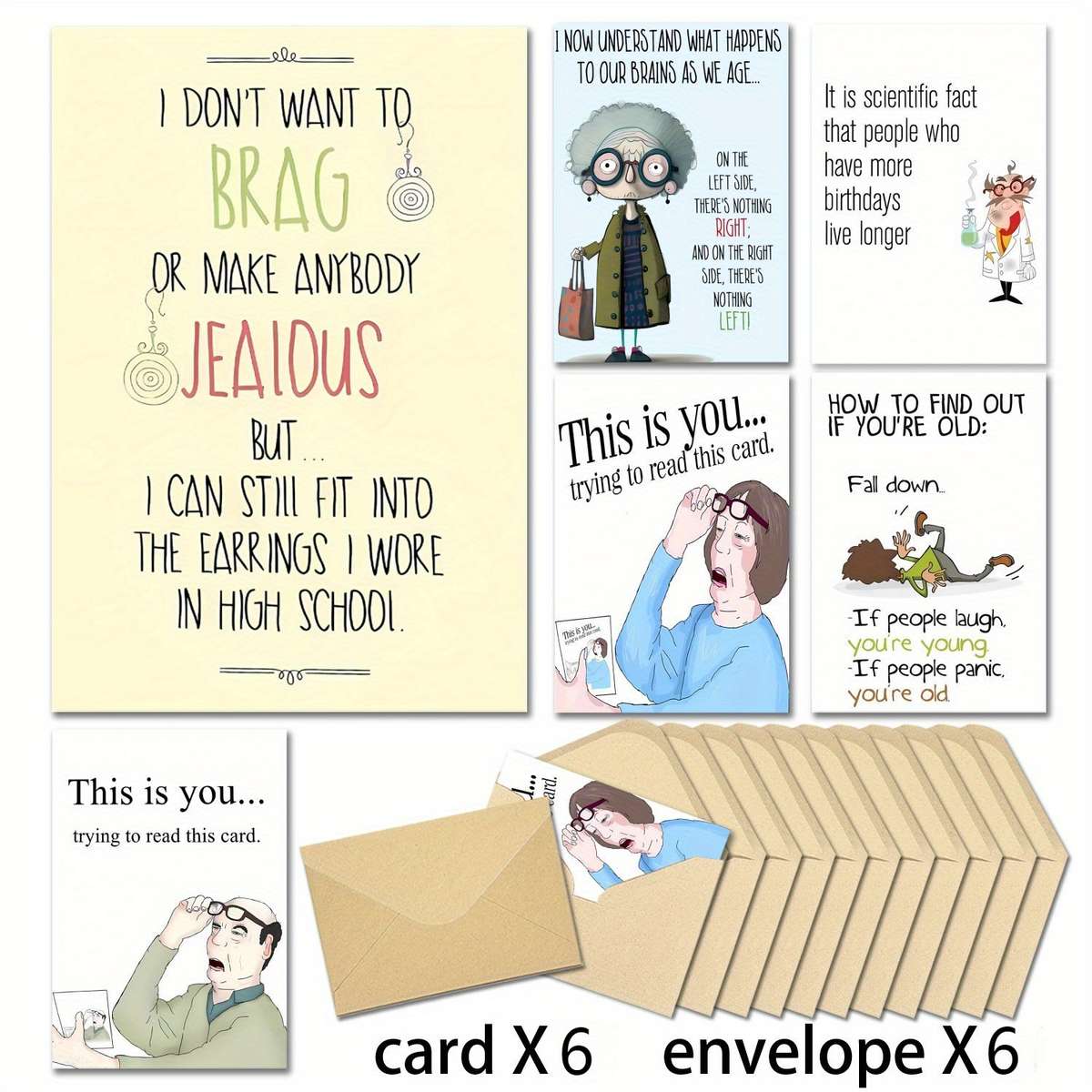 Greeting Cards Quantity 12 Pieces