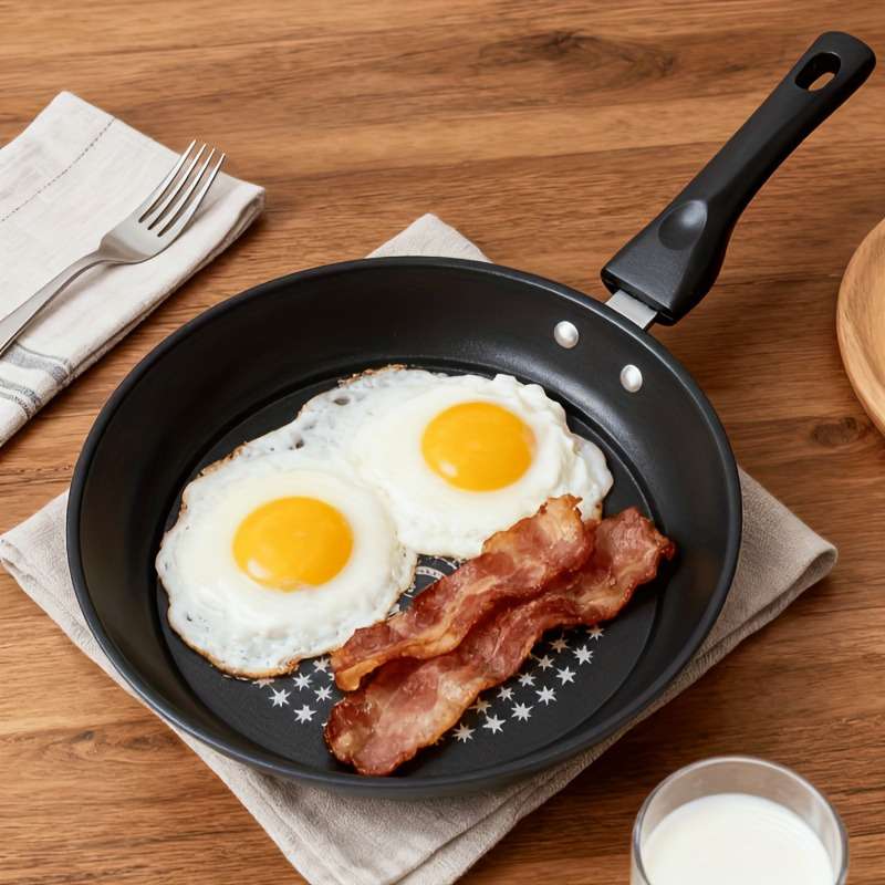 Frying Pan Color Green 24.0 Cm With Cover Sizedimensions 26.5Cm*25Cm*6Cm Weight 732G