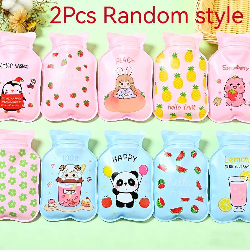 Hot Water Bottle 2Pcs Random Style