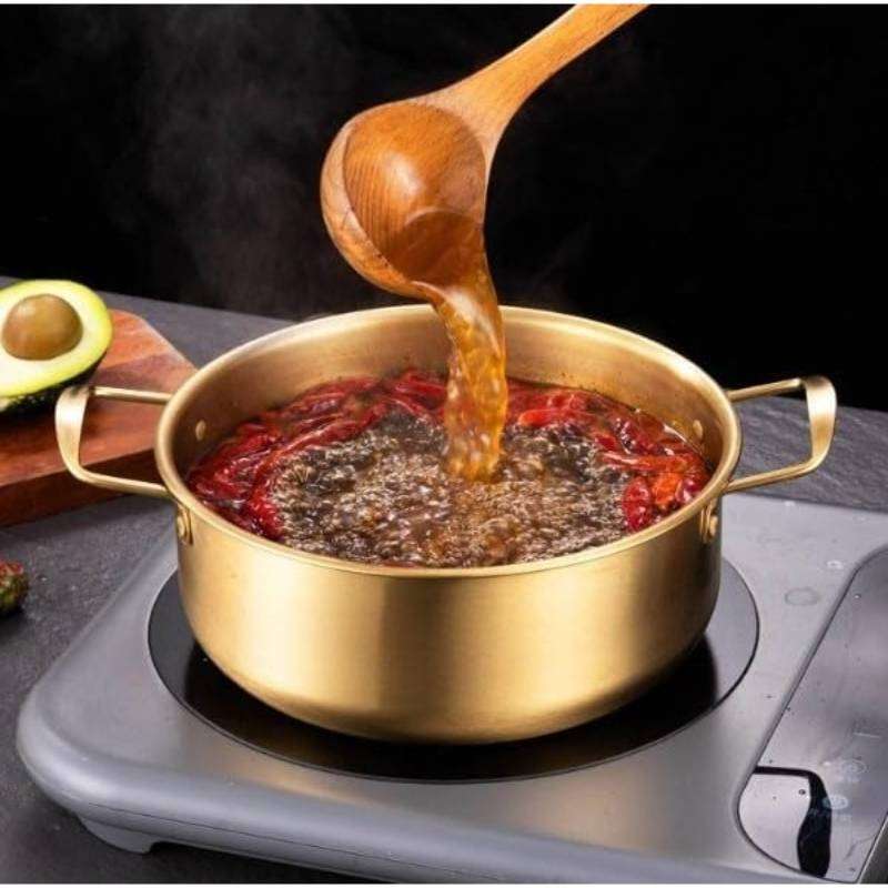 Cookware Pot Color Golden Color