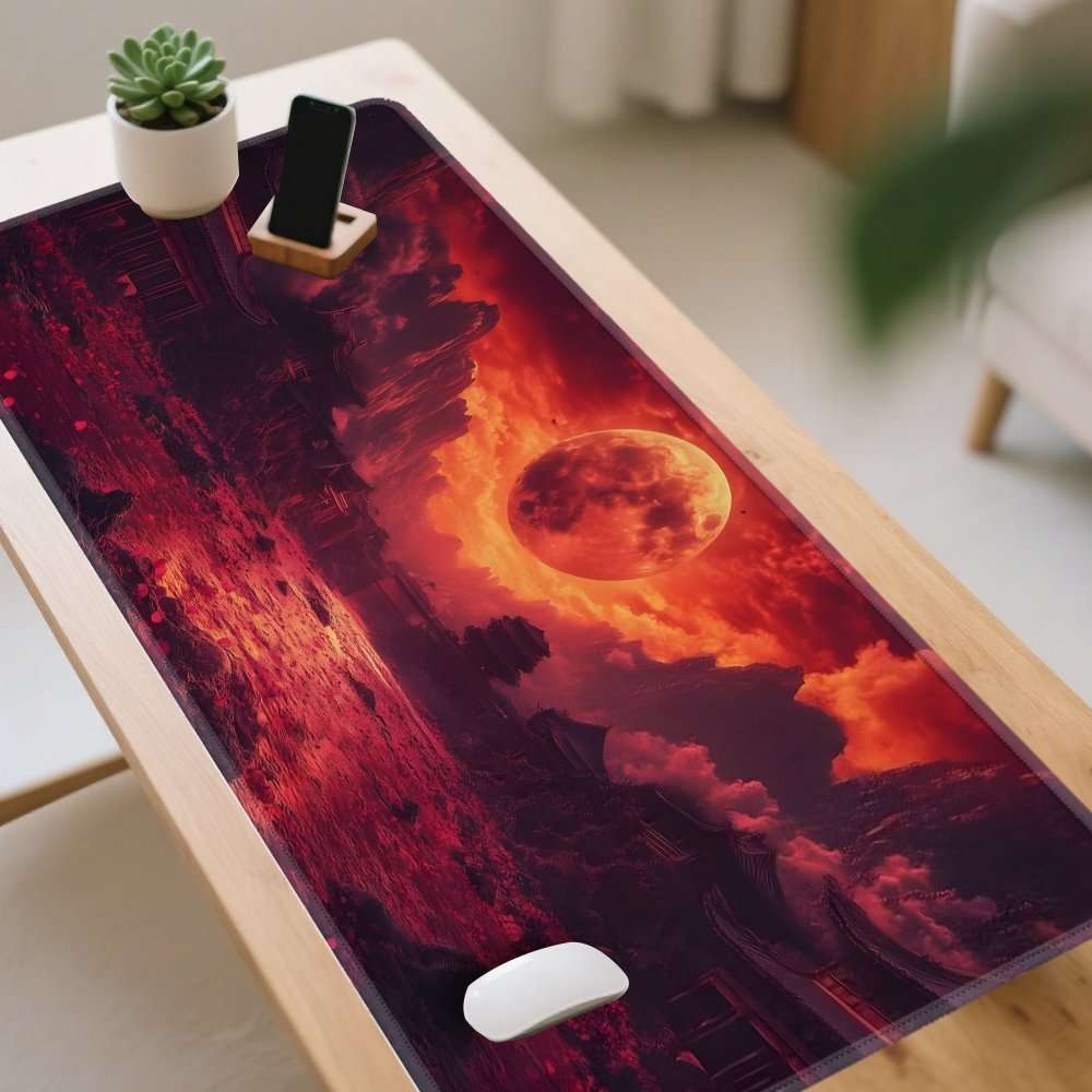 UltraSmooth Waterproof Large Gaming Mouse Compatible Laptop For Pro Gaming Red