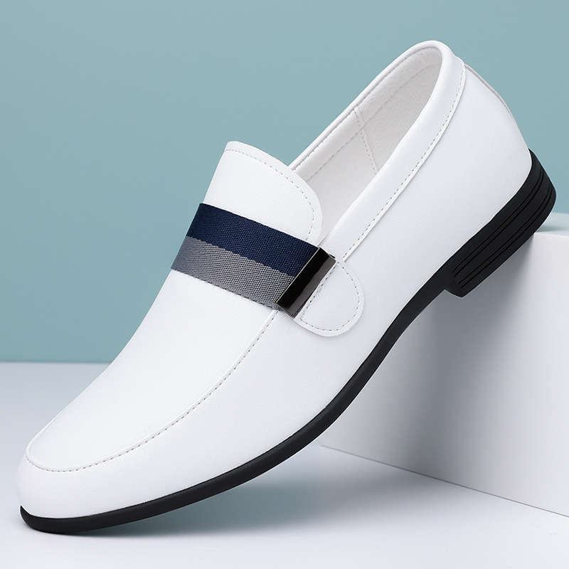 Mens Leather Shoes Color White Sizeuk 7