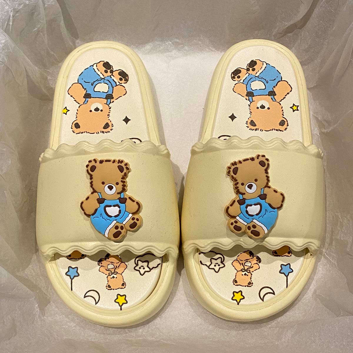 Sandals Color Yellow Size Uk 2.5 3