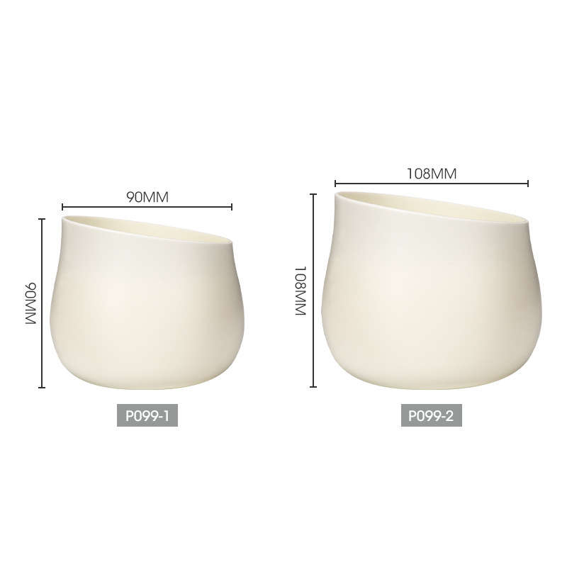 Flowerpot Model P099 2 Black