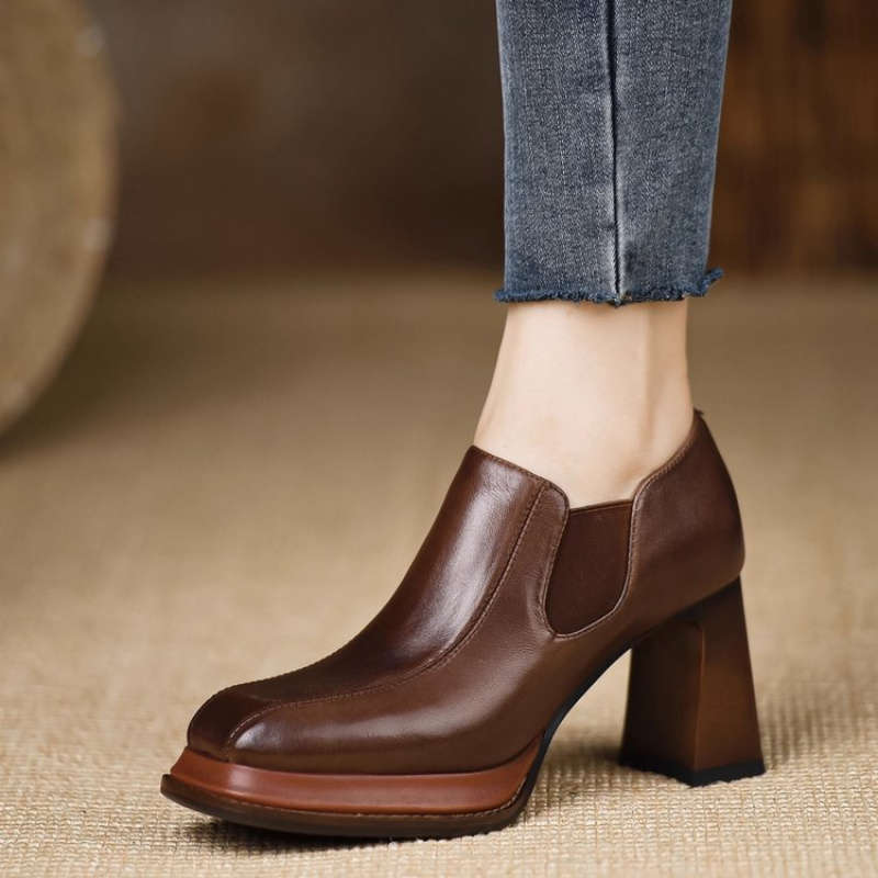 Women S High Heels Color Brown Sizeuk 5