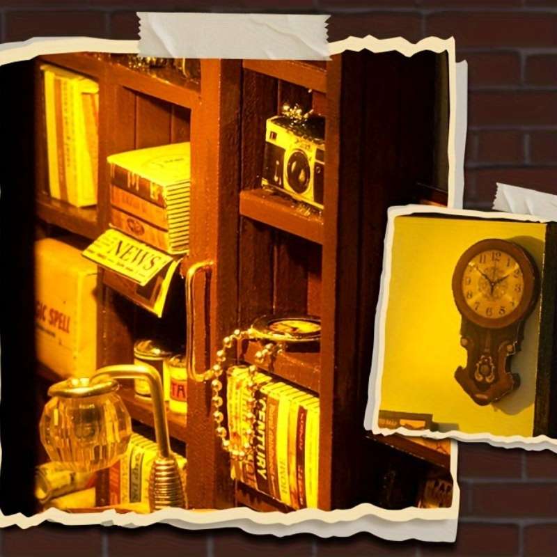 3D House Puzzle Model Color Detective Diary