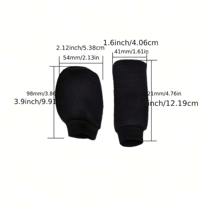 Car Interior Decor 2Pcs Setcolor Black