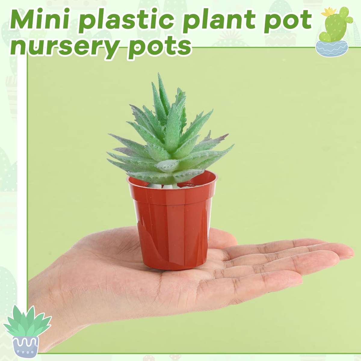 Flowerpot  6Pcssize 5 33Cmx5 08Cm