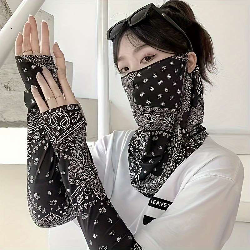 2Pcs Set Including Sunshade Veil And