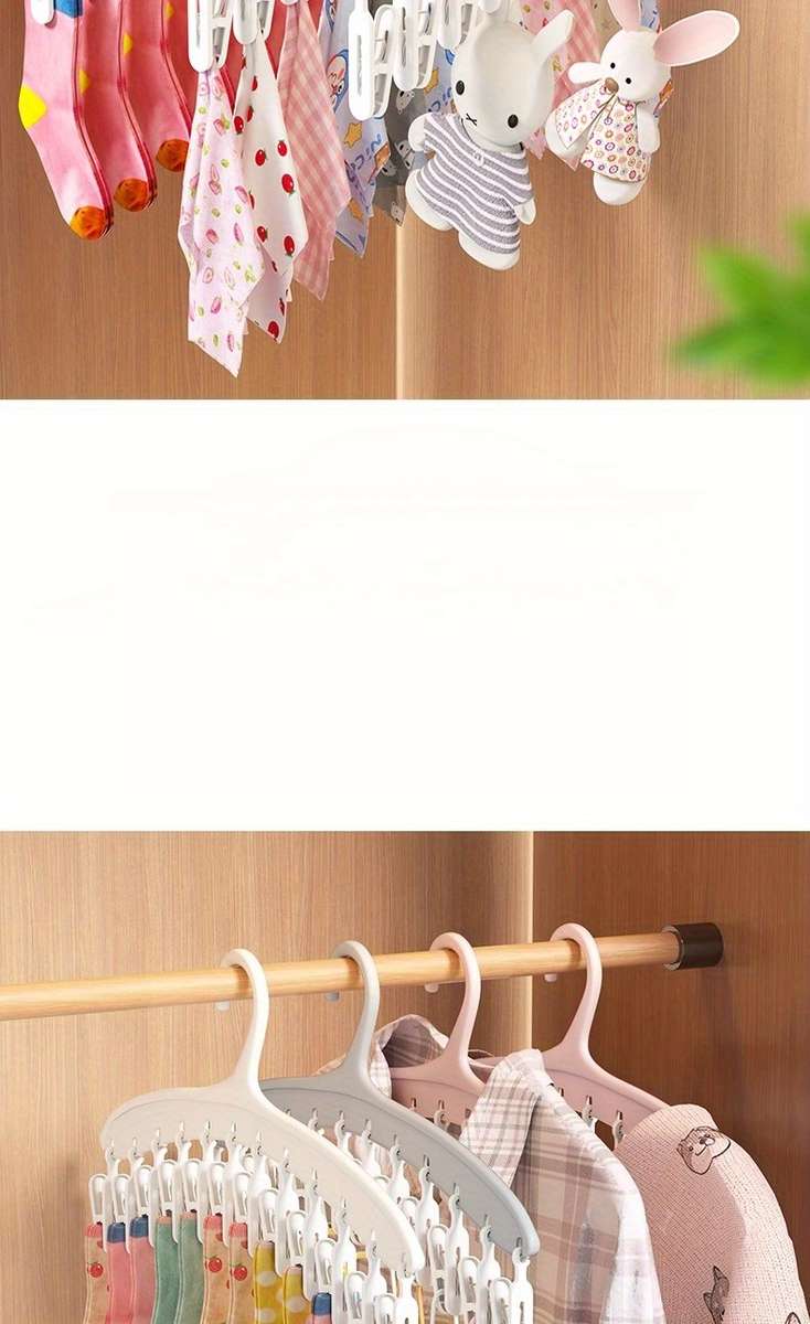 Clothes Rack Milky Gray2Pcs