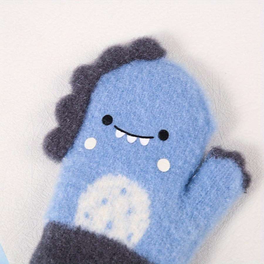 Winter Gloves Color Grey Size 0 To 2Y