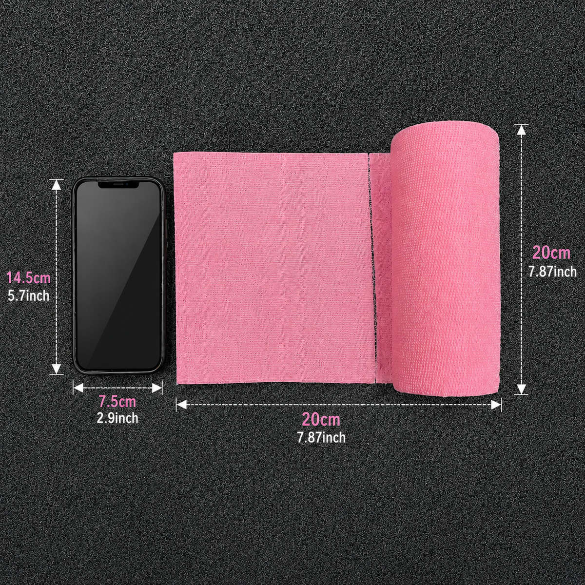 Rag Color Pink Color Quantity 1 Roll 52Pcs