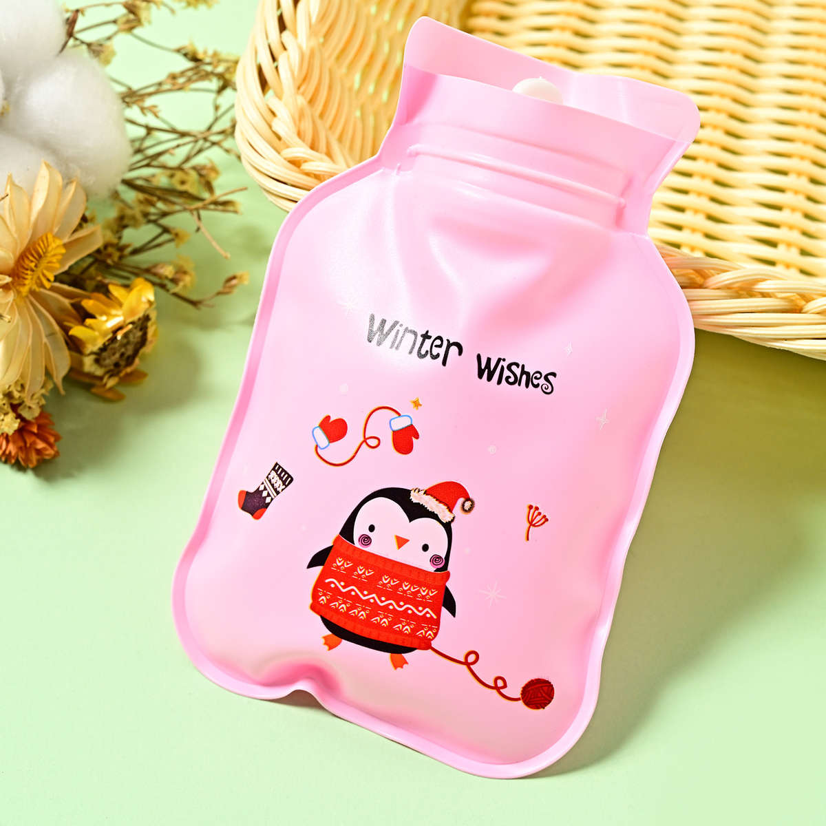 Hot Water Bottle 2Pcs Random Style