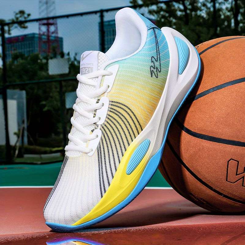 Sneakers White And Yellow Size Uk 7