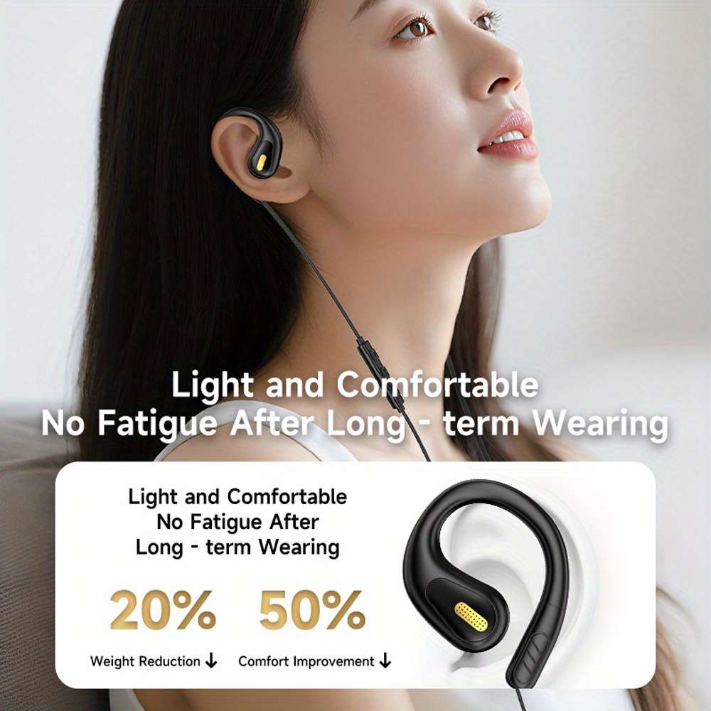 Wired Headphones Black- Model 3.5Mm