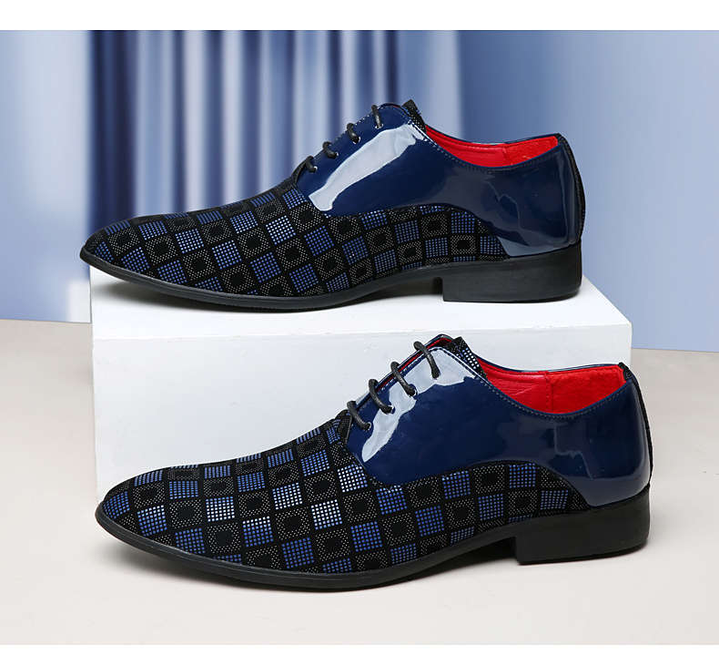 Mens Leather Shoes Color Red Sizeuk 7