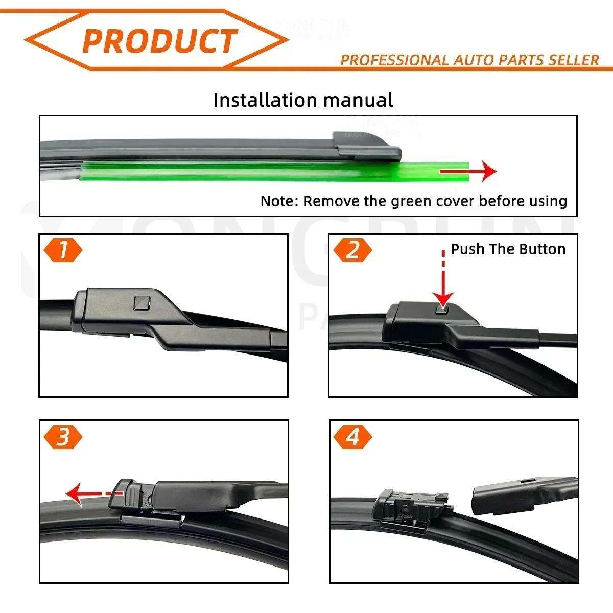Windshield Wipers Quantity 3Pcs