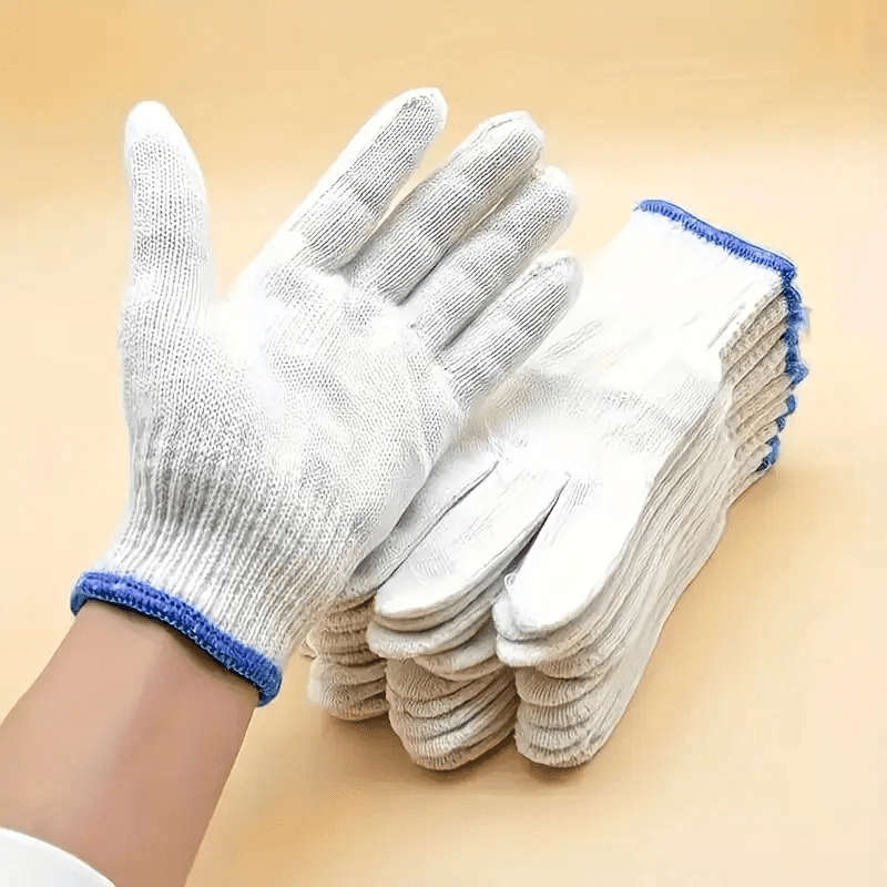 Work Gloves Color 10Pcs 5 Pairs