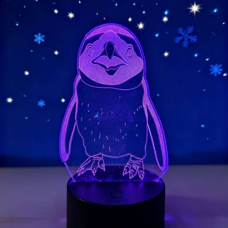 Night Light Style Monochrome Warm Light White Base