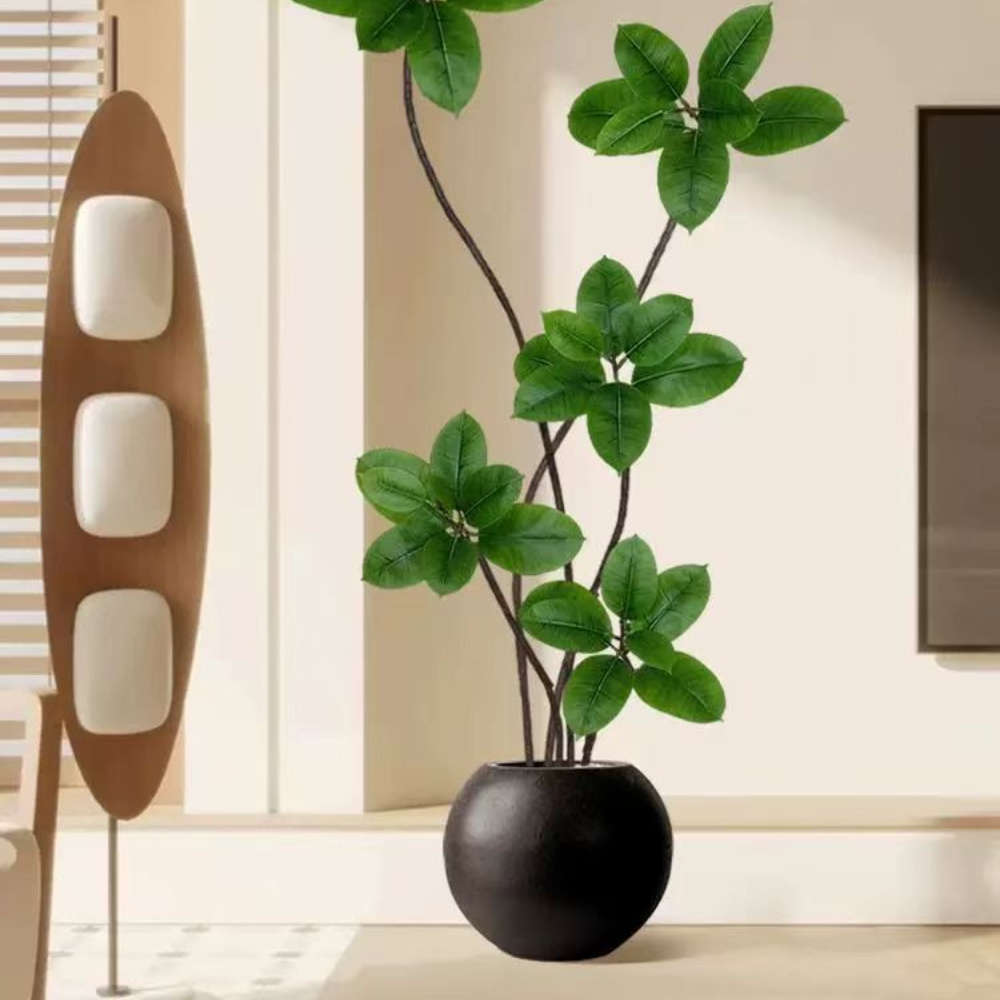 Flowerpotsize Size 18Cm Blackcolor  Empty Basin