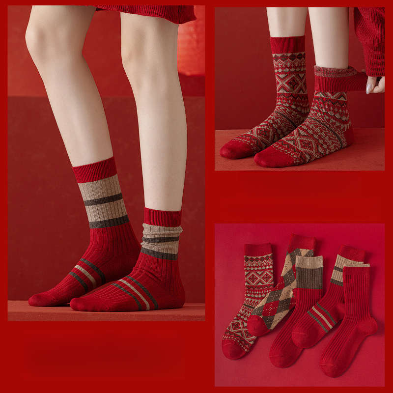 Women S Socks Color 5Pairs Mixed Colors Size Onesize