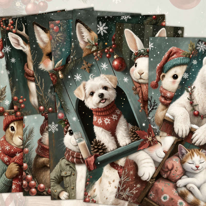 Greeting Cards Color Postcard Set 1