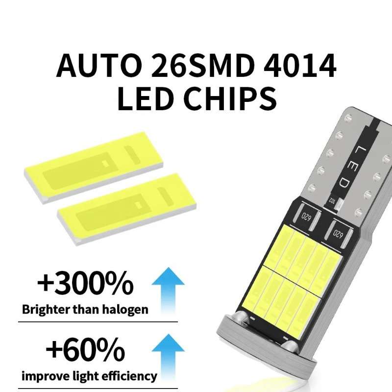 Car Lights Color White Storage 6Pcs
