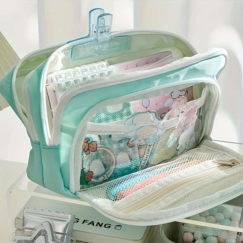 Storage Bag Color 3Pcs Ballpoint Pens