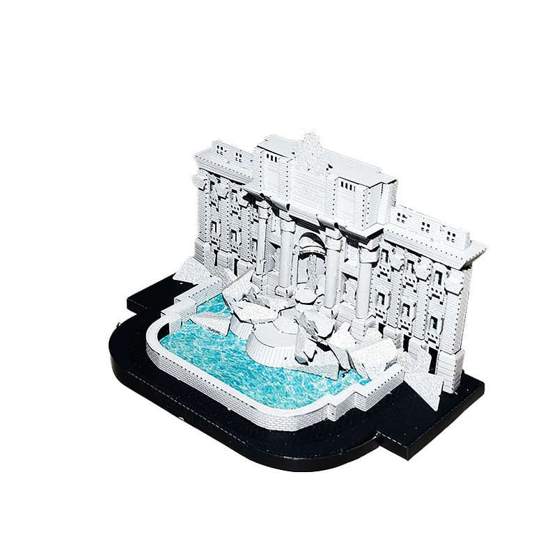 3D Building Model Puzzle Set Color Color