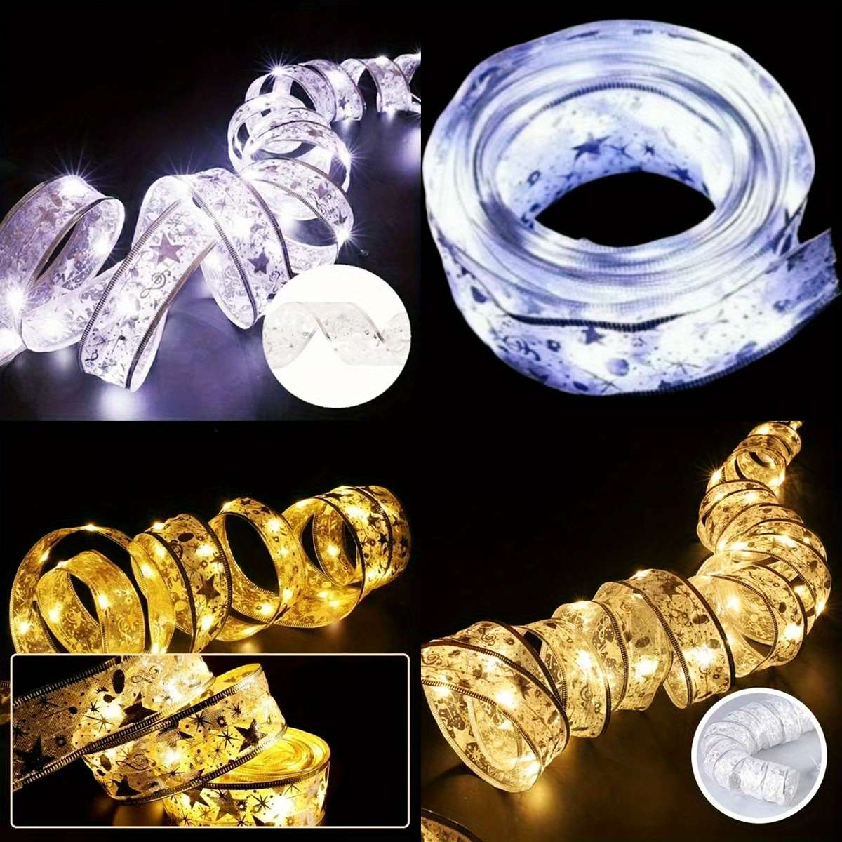 Christmas Lights Silvery Christmas Size 5.0Meter