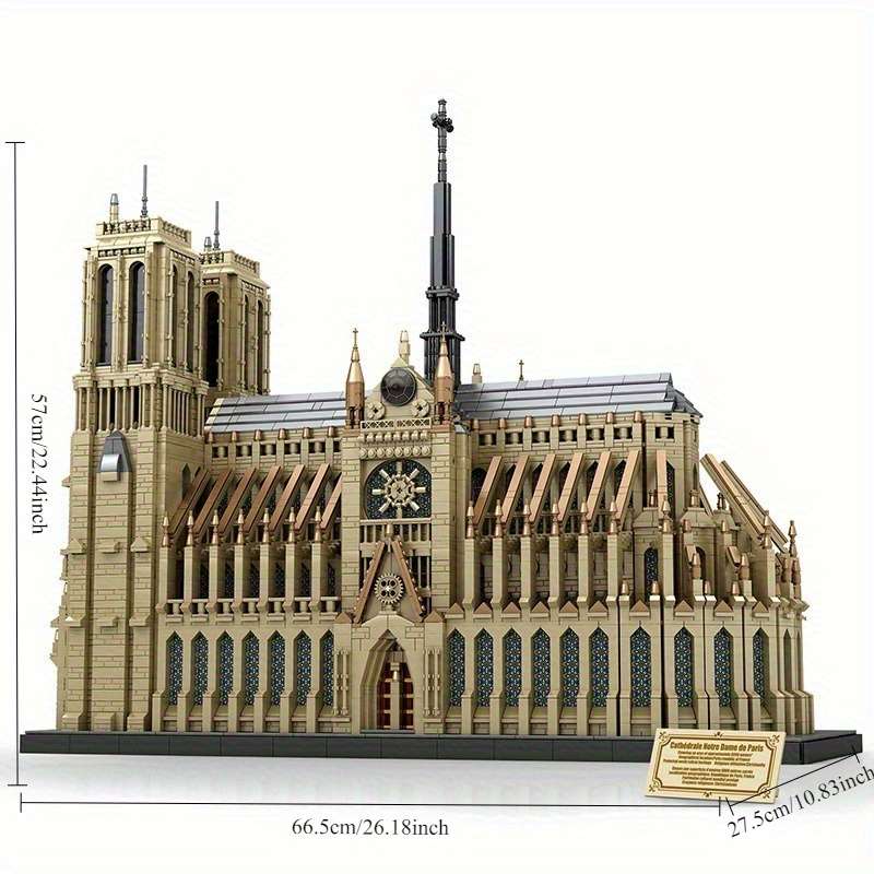 3D Building Model Puzzle Set Model Zz 66016