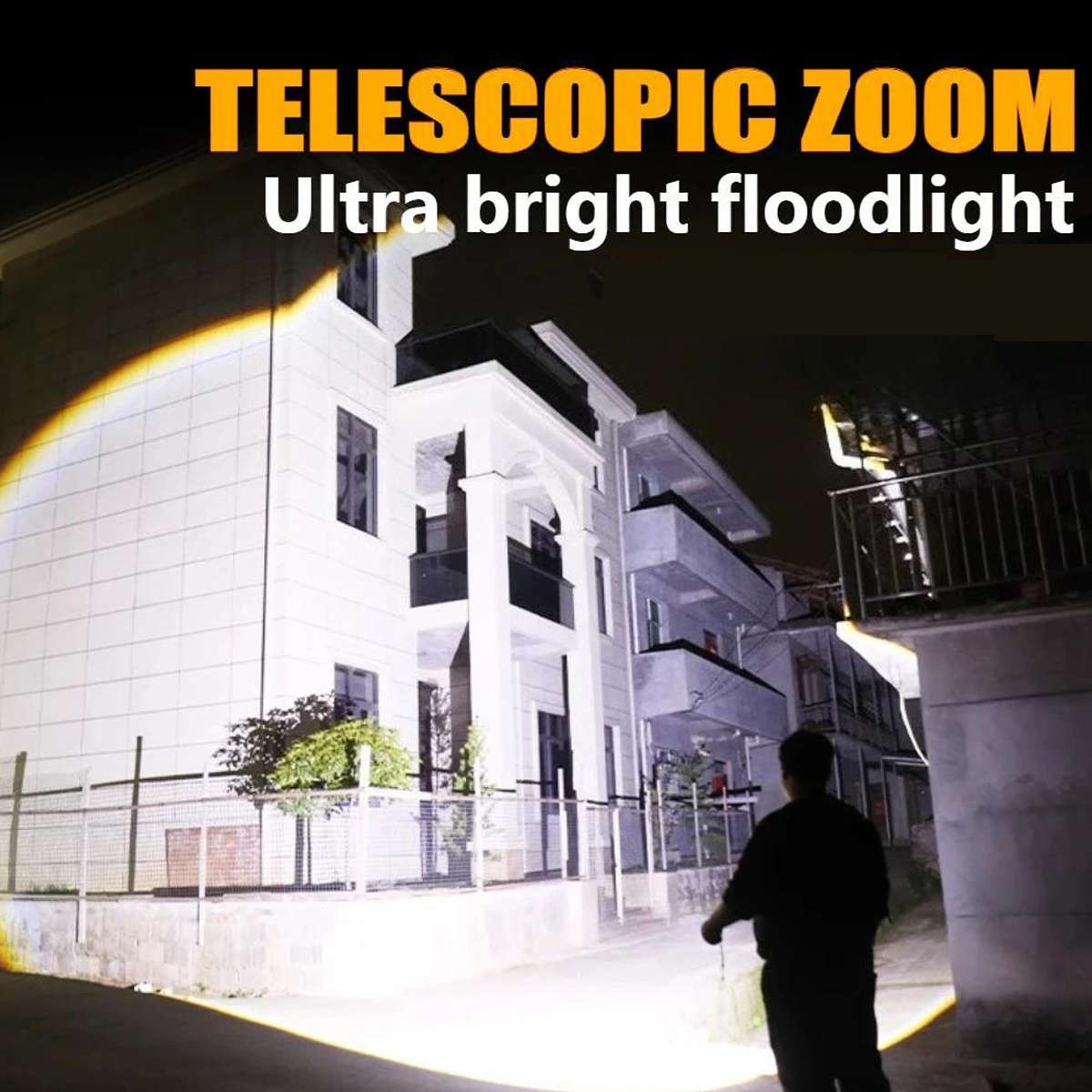 Premium Ultra Bright Aluminum Alloy Flashlight With 18650 Daily Reliable