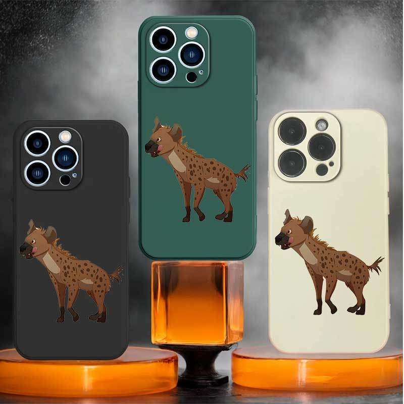 1Pc Black For iPhone 7 Plus 8 Plus African Wild Dog Phone Case