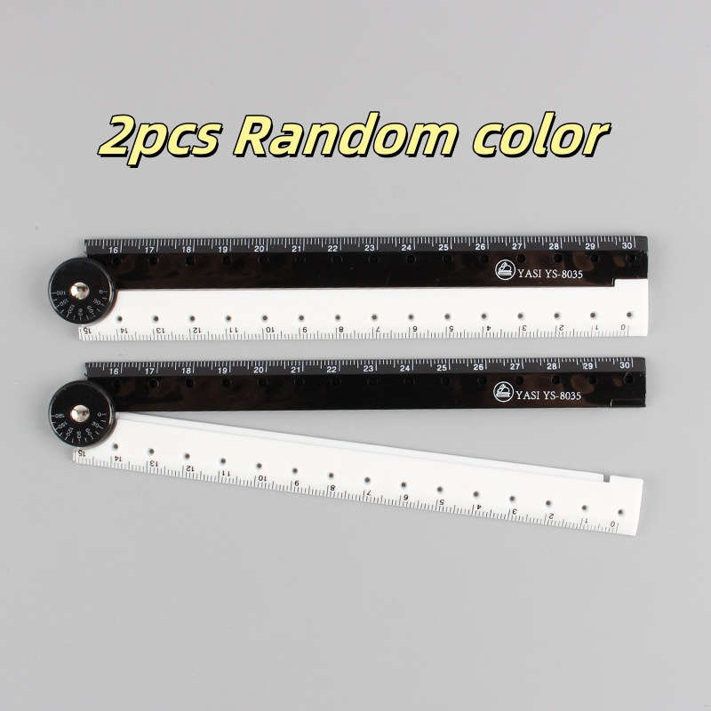Angle Ruler Model Random Color  2 Pcs