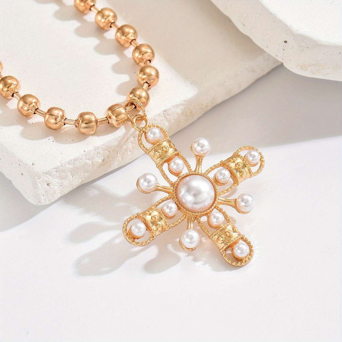Womens Necklace Color White Quantity 1Pc
