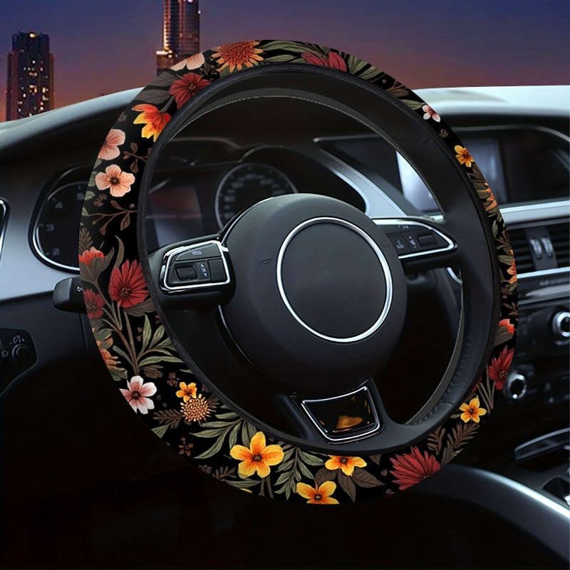 Car Steering Wheel Cover 38X38 Style Digital Printing