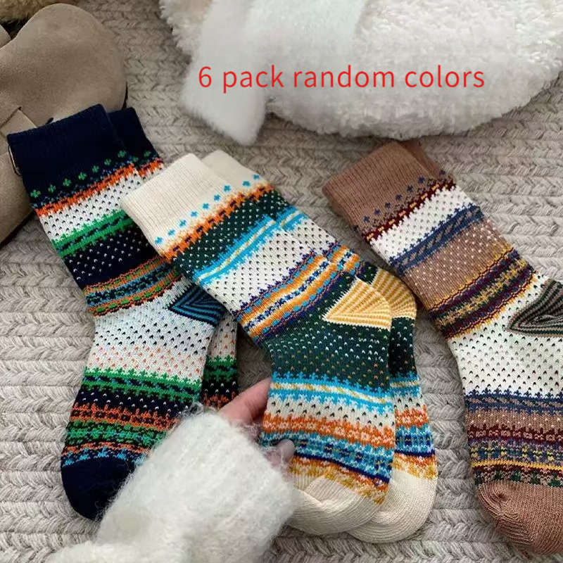 Women S Socks Color 6 Pairs Of Mixed Packs Size Onesize