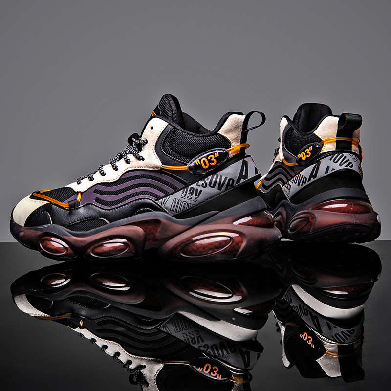 Sneakers Black Orange Size Uk 7