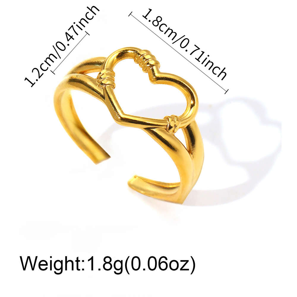 Modern Fashion Polished Band Color Golden