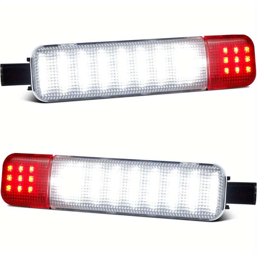 2pcs LED Interior Door Light Door Panel Courtesy Warning Light Lamp Assembly Compatib