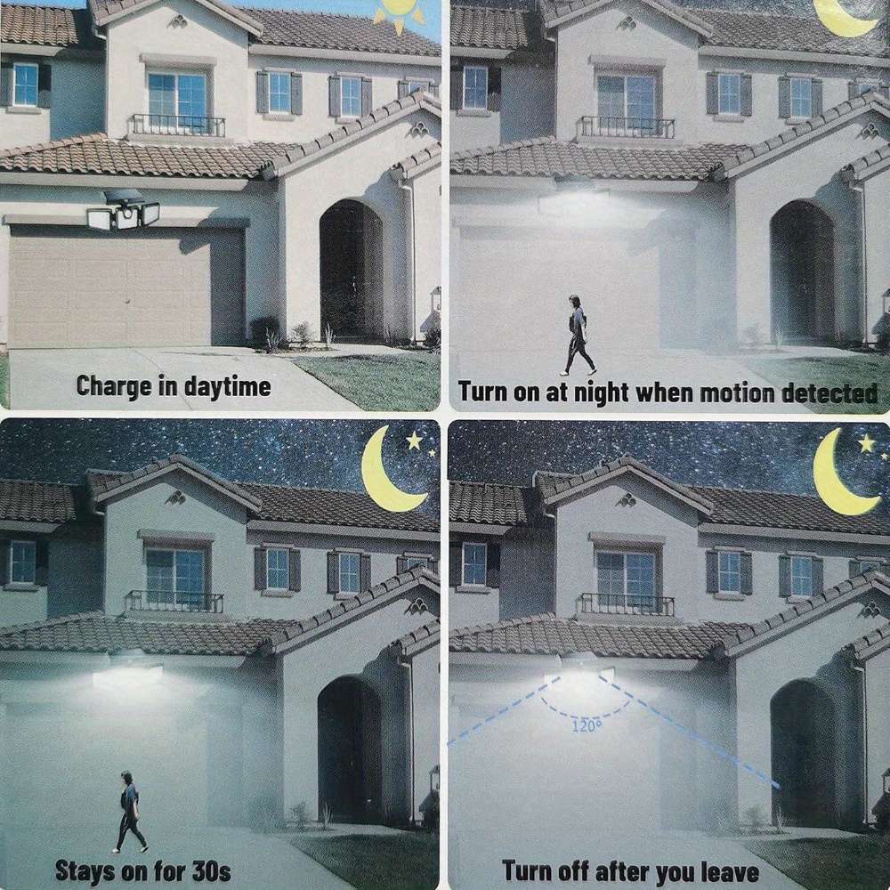 Solar Safety Light Outdoor Solar Light
