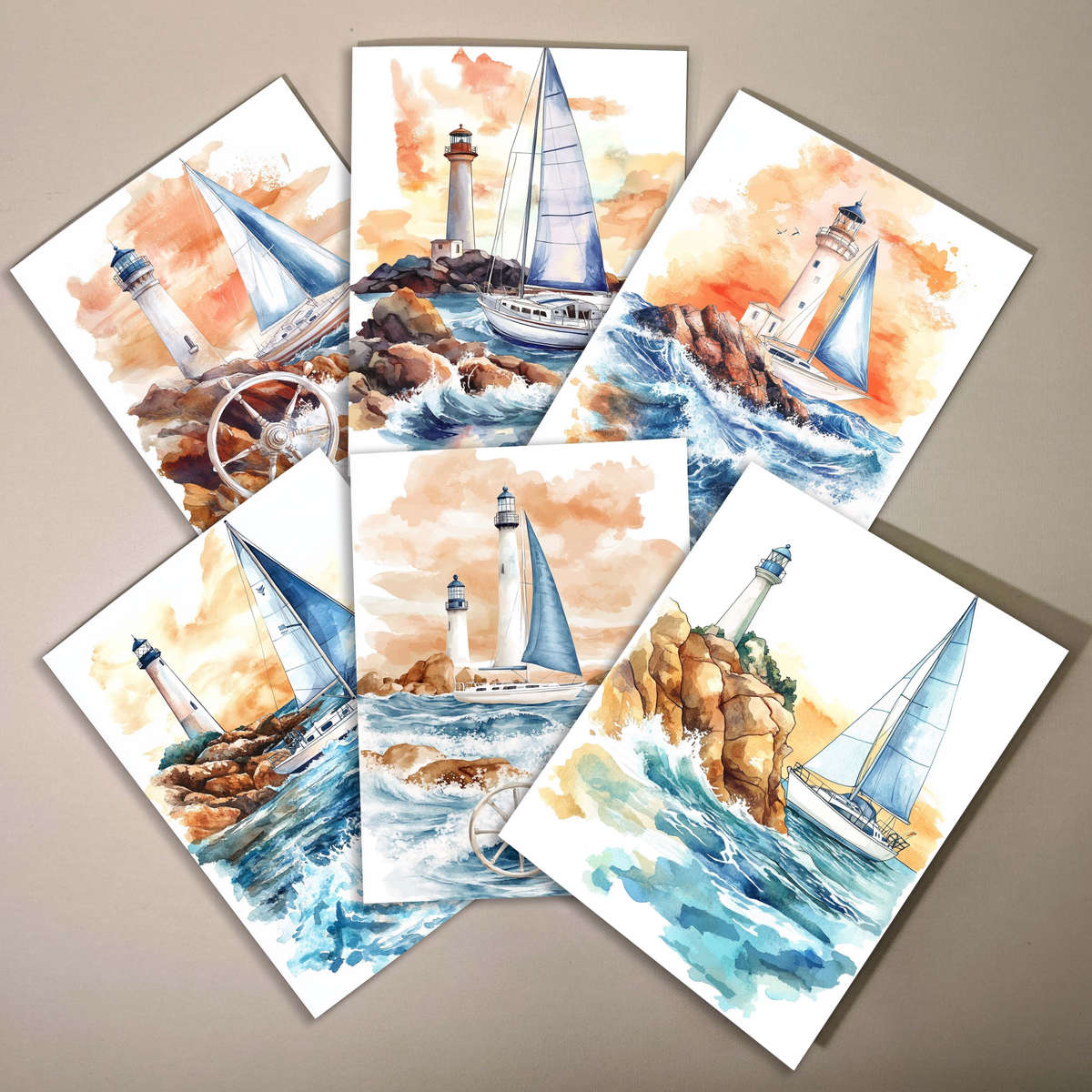 Greeting Cards Quantity 6Pcs