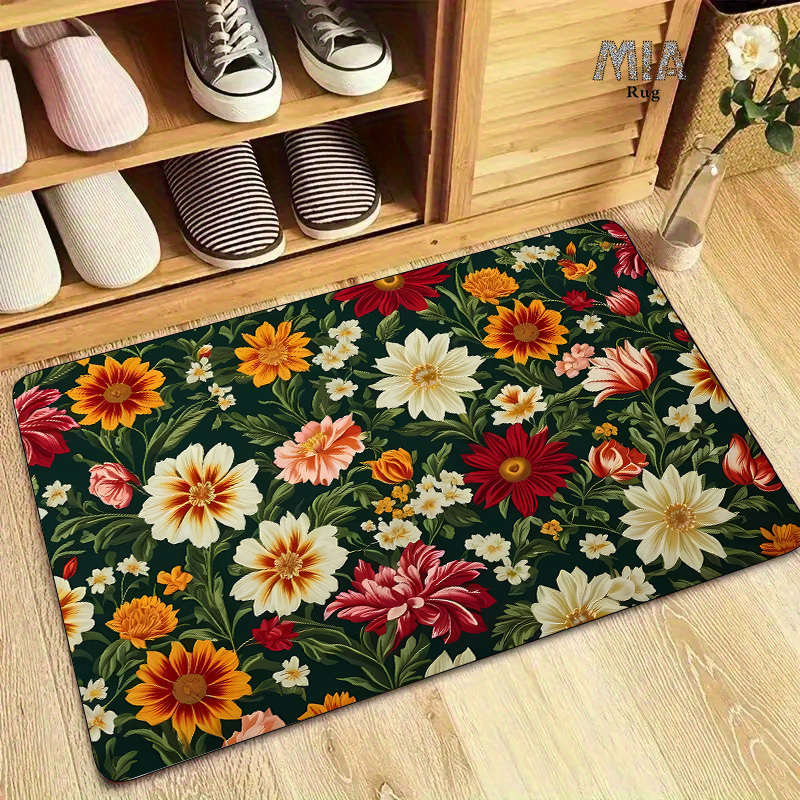 Floor Mats Color Green Size 40X60Cm