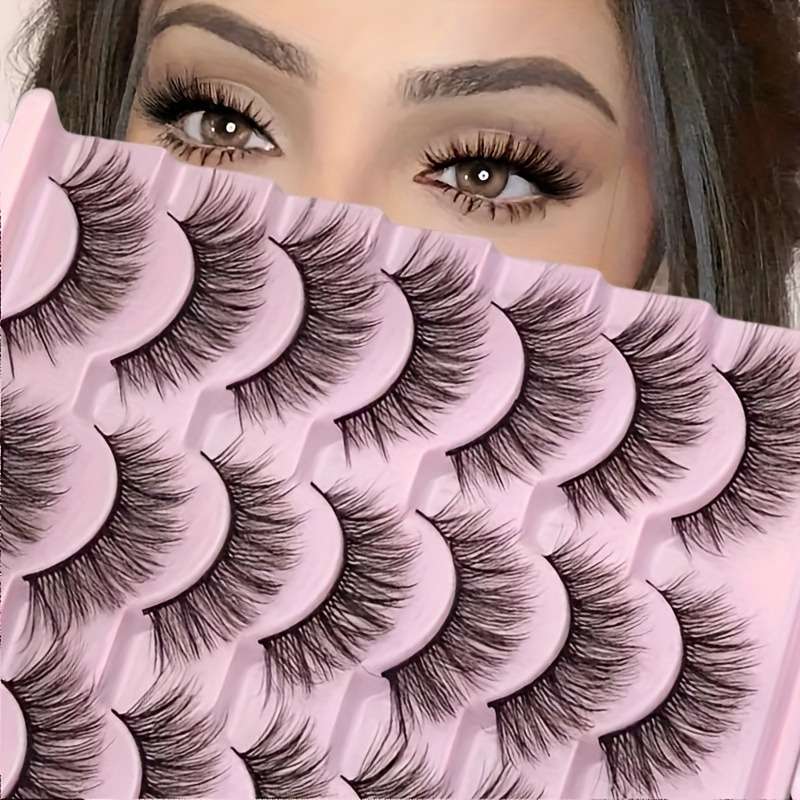 False Eyelashes Color 14 Pairs