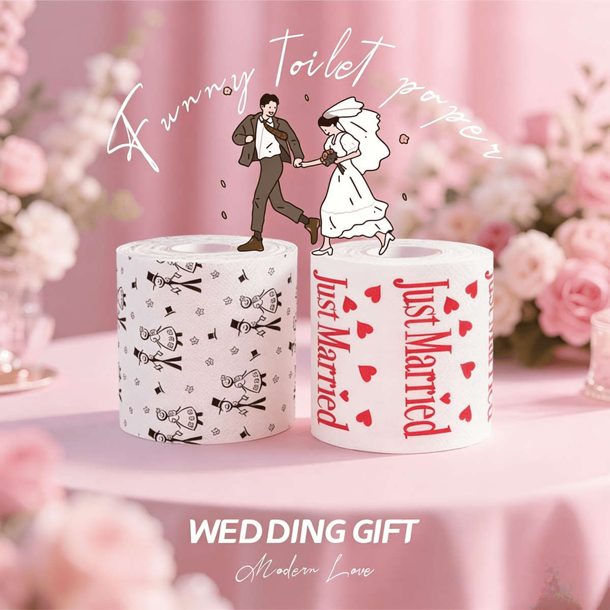 Toilet Paper Items 4Pcs Style 1