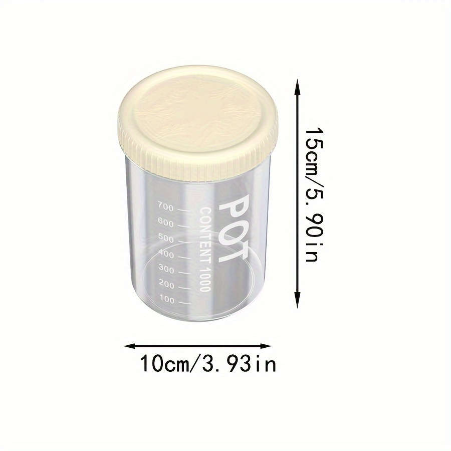 Sealed Jar Color 2Pcs 800Ml